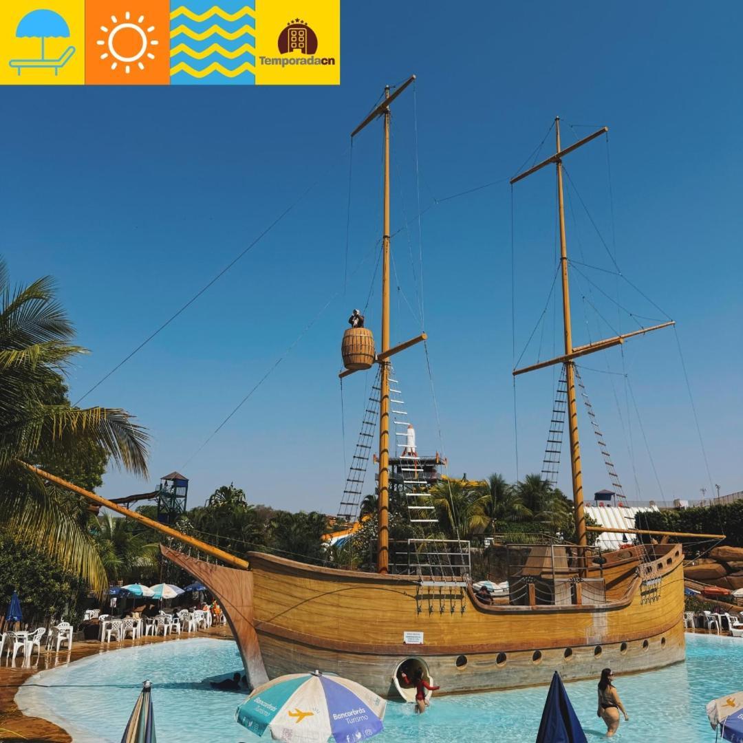 Piazza Diroma Com Acesso Ao Acqua Park - Temporada Cn L Aparthotel Caldas Novas
