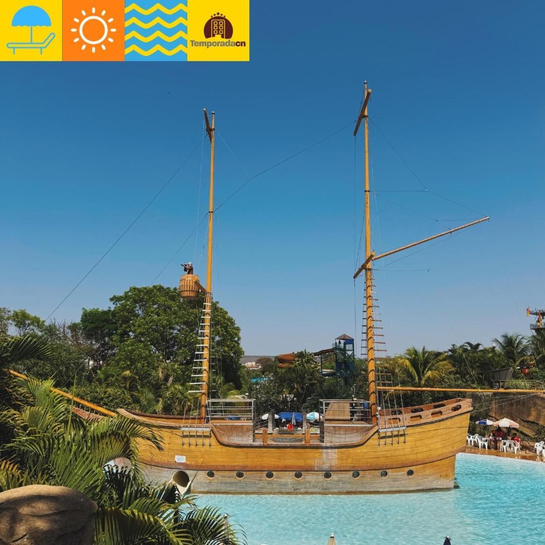 Piazza Diroma Com Acesso Ao Acqua Park - Temporada Cn L Aparthotel Caldas Novas