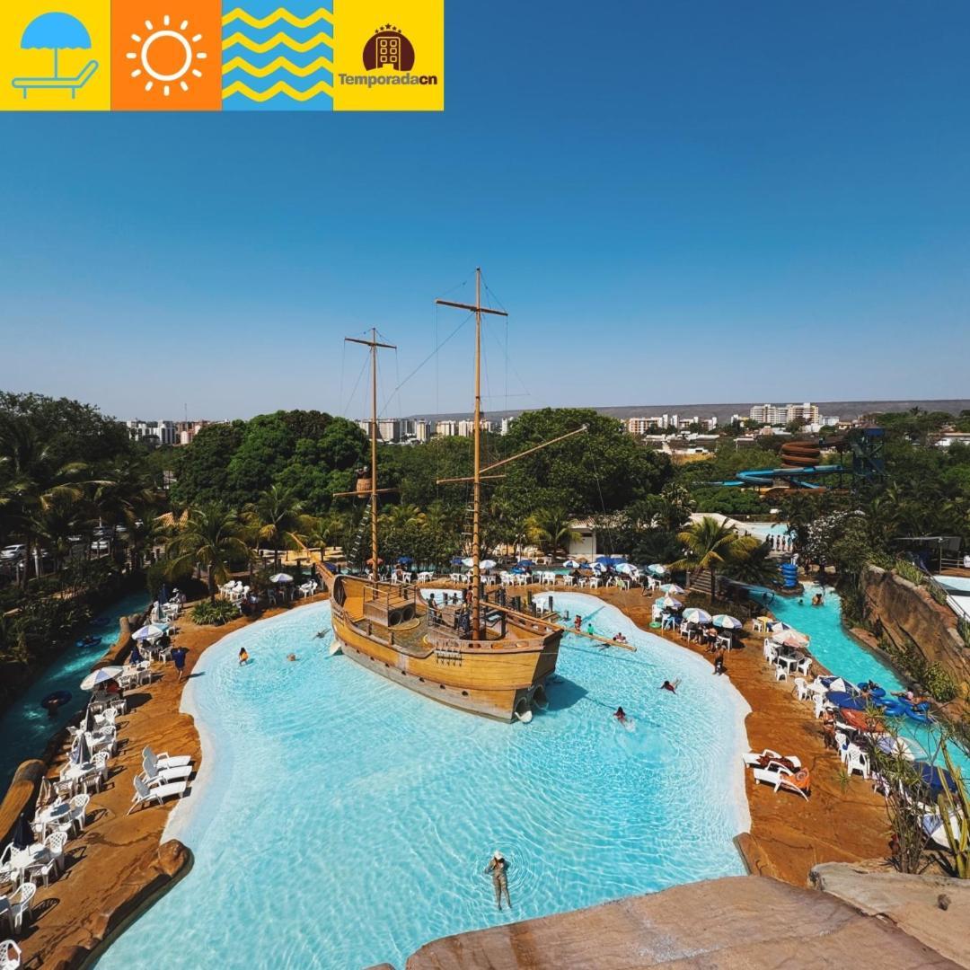 Aparthotel Piazza Diroma Com Acesso Ao Acqua Park - Temporada Cn L Caldas Novas